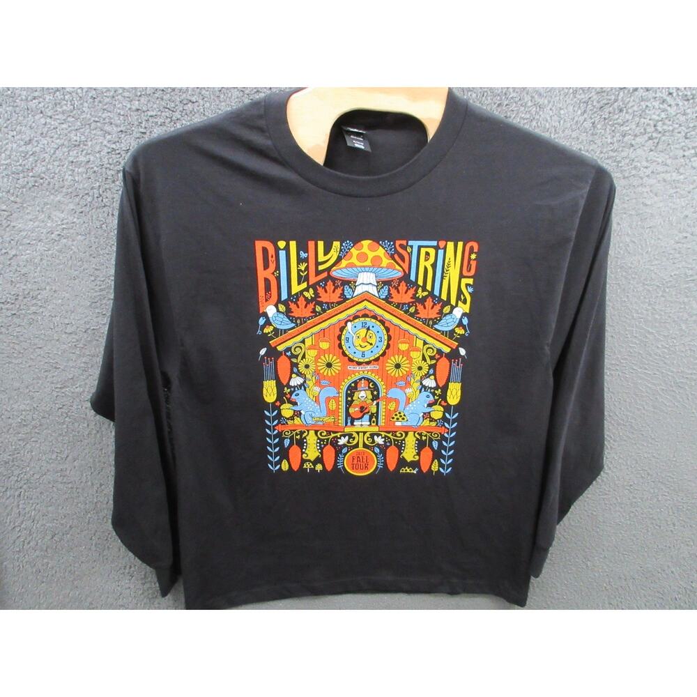 NWOT Billy Strings 2023 Fall Tour Long Sleeve Shirt Hanes Beefy XL Bluegrass
